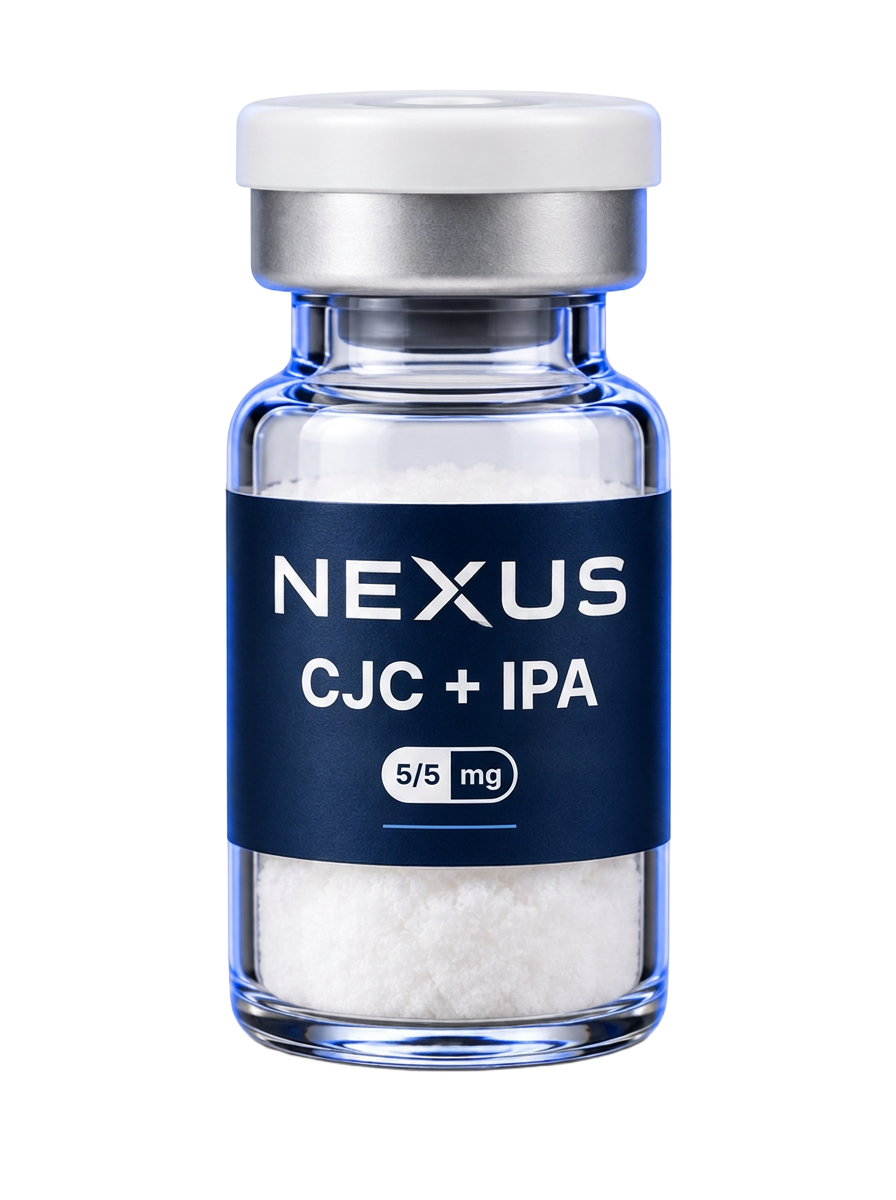 בקבוקון CJC + IPA של Nexus Peptides
