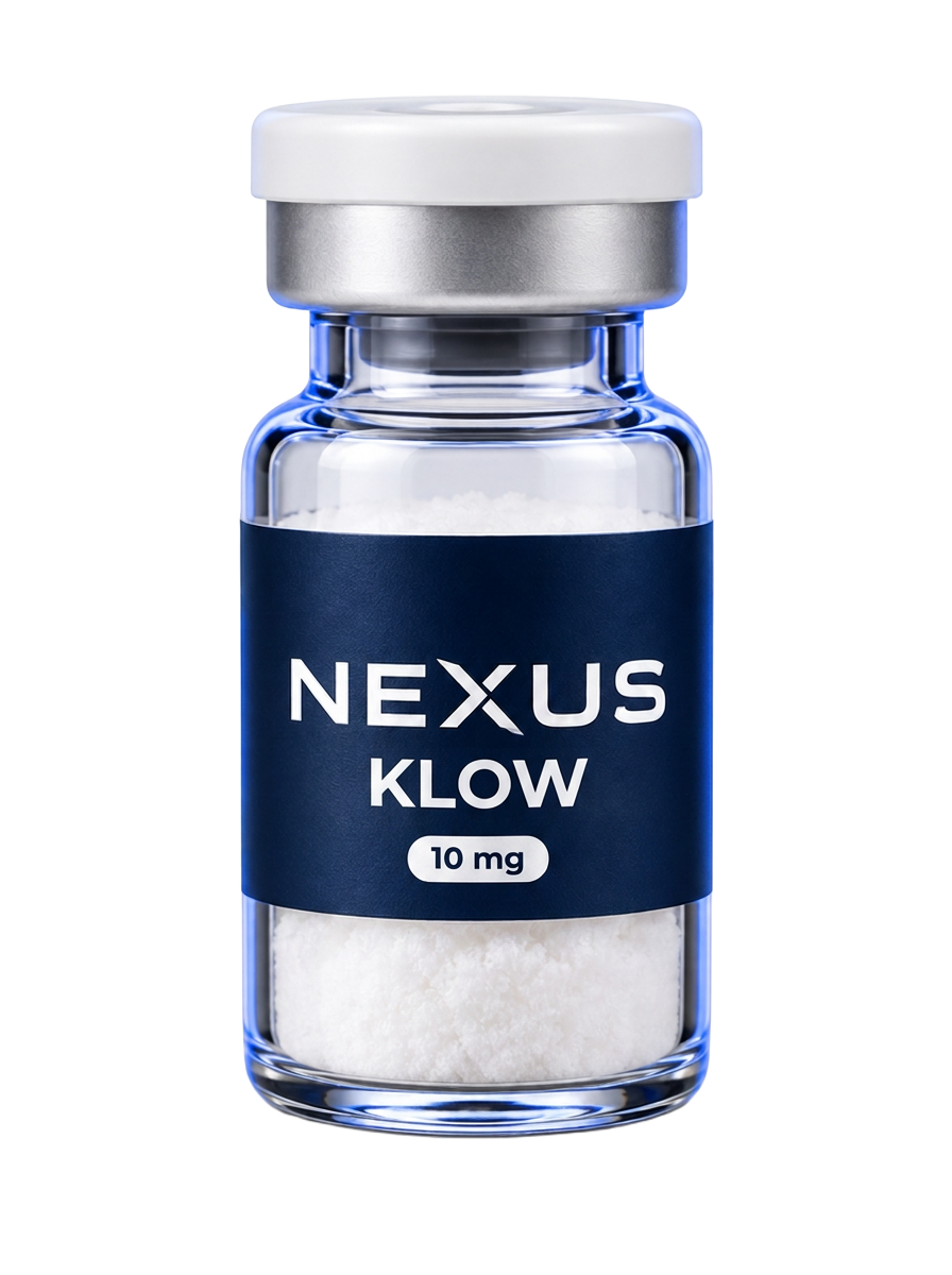 בקבוקון KLOW של Nexus Peptides