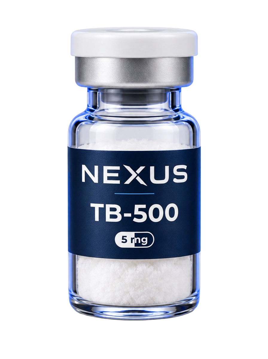 בקבוקון TB-500 של Nexus Peptides